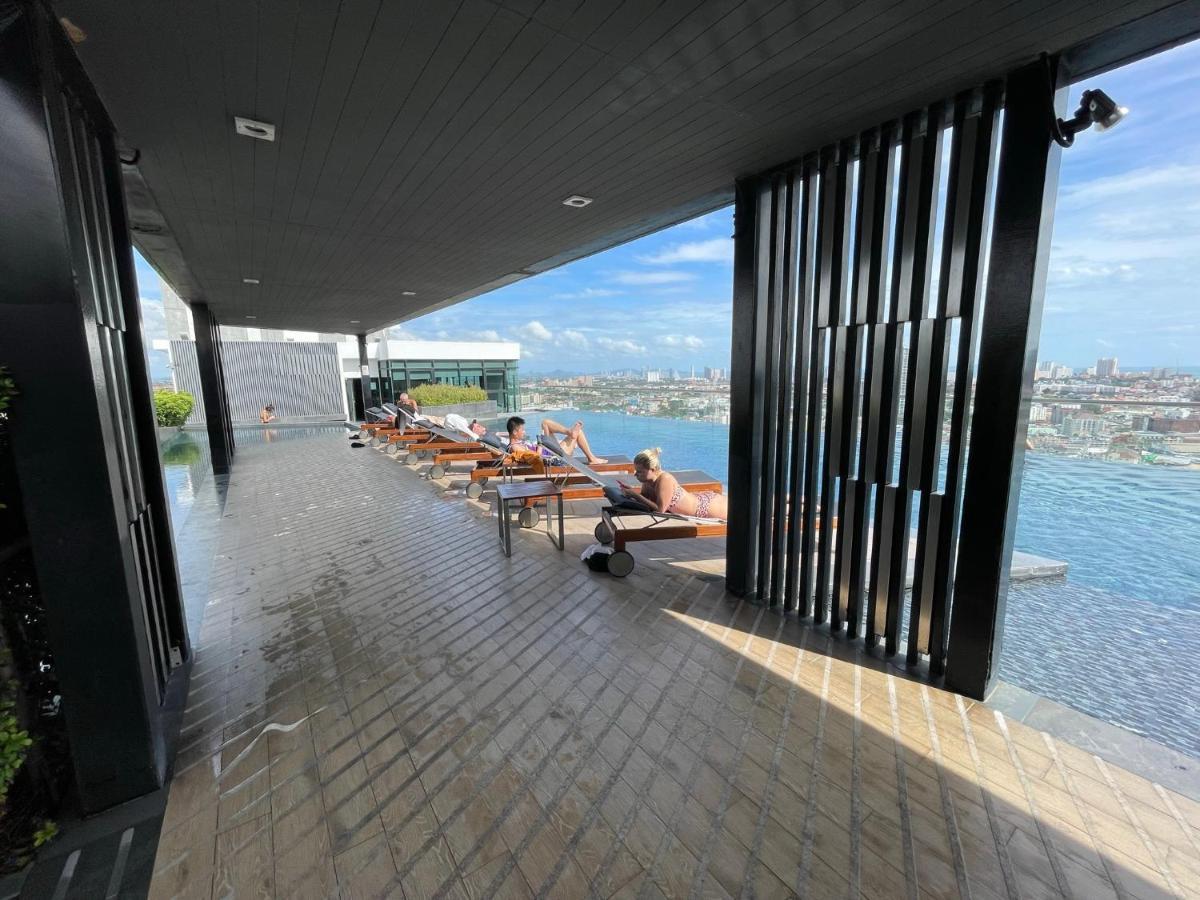 Best Location Condo With Swimming Pool, Gym, Sauna, Washing Mashine, Fast Internet In Central Of Pattaya Exteriér fotografie