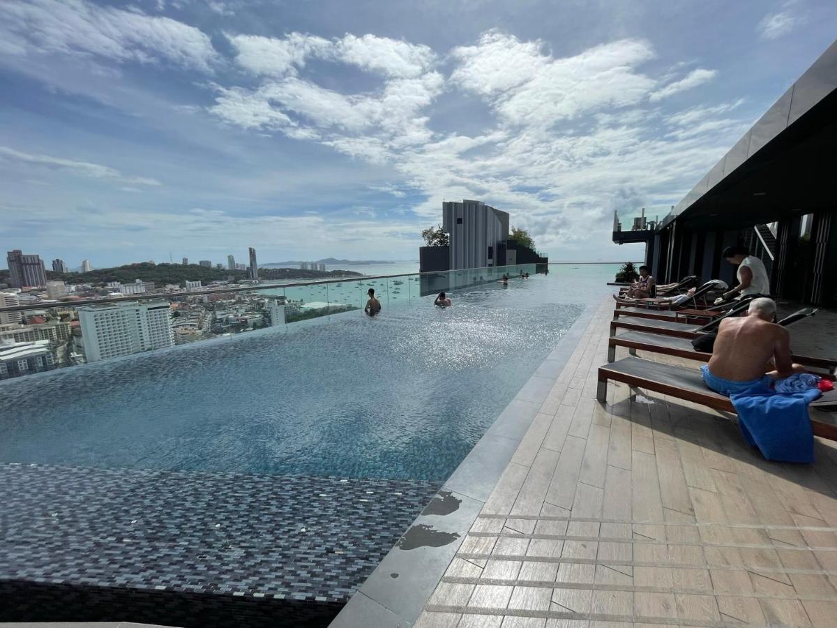 Best Location Condo With Swimming Pool, Gym, Sauna, Washing Mashine, Fast Internet In Central Of Pattaya Exteriér fotografie